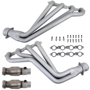 Chevrolet Camaro Performance Exhaust - BBK - Full Header & Cat, Long Tube, Titanium Ceramic, 1-3/4 - Chrome - `10-`15