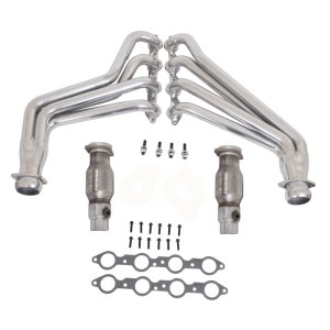 Chevrolet Camaro Performance Exhaust - BBK - Long Tube Headers with High Flow Catalytic Converters - Silver Ceramic - `10-`15