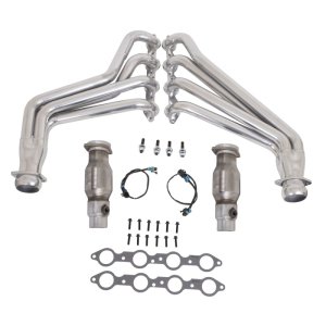 Chevrolet Camaro Performance Exhaust - BBK - Long Tube Headers with High Flow Catalytic Converters - Silver Ceramic - `10-`15