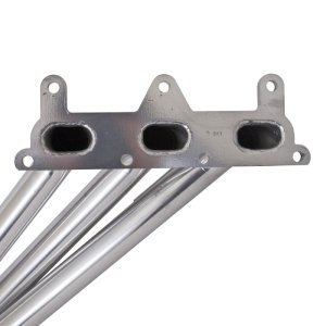 Chevrolet Camaro Performance Exhaust - BBK - Long Tube Headers with High-Flow Catalytic Converters - Polished Silver Ceramic - `10-`11