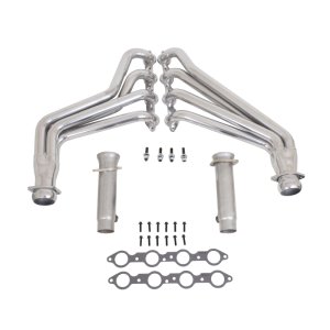 Chevrolet Camaro Performance Exhaust - BBK - Full-Length Long Tube with High Flow Cats - Polished Silver Ceramic - `10-`15