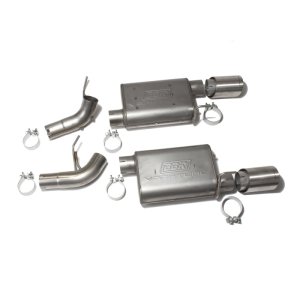 Ford Mustang Performance Exhaust - Rear - BBK - Varitune Axle Back - Stainless Steel - `05-`10