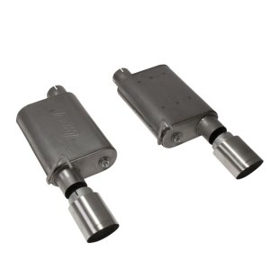 Ford Mustang Performance Exhaust - Rear - BBK - Varitune Axle Back - Stainless Steel - `05-`10