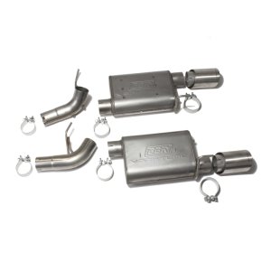 Ford Mustang Performance Exhaust - Rear - BBK - Varitune Axle Back - Stainless Steel - `05-`10