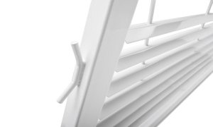 Chevrolet Silverado 3500 HD Headache Rack - BackRack - Louvered - White - `07-`18