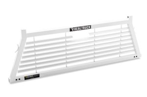 GMC Sierra Headache Rack - BackRack - Louvered - White - `19-`23
