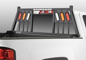Ford F-450 Headache Rack - BackRack - Three Light - Black - `99-`26