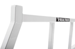 GMC Sierra Headache Rack - BackRack - Open - White - `07-`22