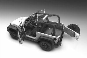 Jeep JK Bed Liner - Rear - BedRug - 5pc Cargo Kit - `07-`10