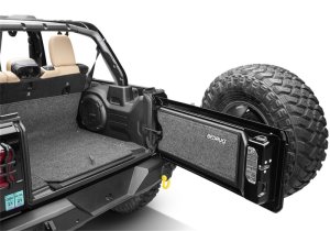 Jeep Wrangler JL Bed Liner - Rear - BedRug - 6pc Cargo Kit with Gap Hider - `18-`23