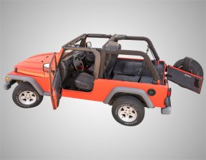 Jeep LJ Unlimited Cargo Kit - Rear - BedRug - 4pc - `03-`06