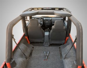 Jeep LJ Unlimited Cargo Kit - Rear - BedRug - 4pc - `03-`06