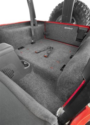 Jeep TJ Bed Liner - Rear - BedRug - Fully Custom-Molded - `97-`06