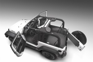 Jeep JK BedTred Cargo Kit - Rear - BedRug - 5pc Rear Kit - `07-`10 Jeep JK BedTred Cargo Kit - Rear - BedRug - 5pc Rear Kit - `07-`10