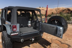 Jeep JK Unlimited Bed Liner - Rear - BedRug - 5pc BedTred Cargo Kit (Includes Tailgate & Tub Liner) - `11-`18