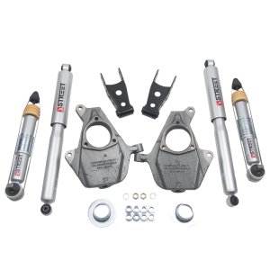 GMC Sierra 1500 Suspension Lowering Kit - Front + Rear - Belltech - Street Performance Shocks - `16-`18 GMC Sierra 1500 Suspension Lowering Kit - Front + Rear - Belltech - Street Performance Shocks - `16-`18