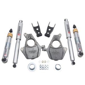 GMC Sierra 1500 Suspension Lowering Kit - Front + Rear - Belltech - Street Performance Shocks - `16-`18