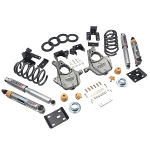 GMC Sierra Coilover Suspension Kit - Front + Rear - Belltech - Complete Kit W/O Shocks - `16-`18