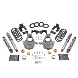 GMC Sierra Coilover Suspension Kit - Front + Rear - Belltech - Complete Kit W/O Shocks - `16-`18