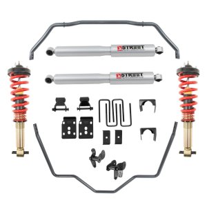 Ford F-150 Coilover Suspension Kit - Front + Rear - Belltech - Height Adjustable Street Performance Coilovers + Anti-Swaybar - `21-`27