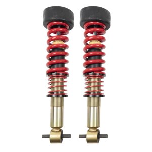 Chevrolet Tahoe Suspension Lowering Kit - Front + Rear - Belltech - Height Adjustable Front Coilovers + Anti-Swaybar Set - `21-`24