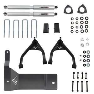 GMC Sierra Suspension Lift Kit - Belltech - 4in Suspension Lift Kit w/ Shocks - `14-`16