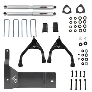 GMC Sierra 1500 Suspension Lift Kit - Belltech - 4in Lift with Shocks - `07-`13