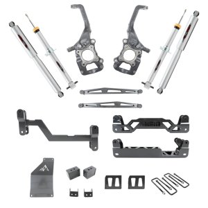 Ford F-150 Suspension Lift Kit - Front + Rear - Belltech - Height Adjustable, Trail Performance Struts & Shocks - `15-`20