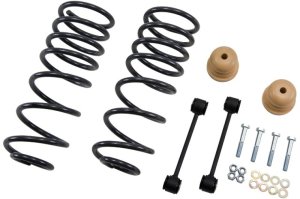 Dodge Ram Coilover Suspension Kit - Rear - Belltech - 4in Lowering - Gunmetal - `09-`18