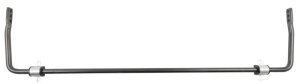 Jeep Wrangler Rubicon Sway Bar - Rear - Belltech - 1 inch w/ Disconnects - Gunmetal Grey - `07-`17