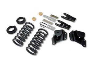 Chevrolet Sierra Suspension Lowering Kit - Front + Rear - Belltech - Complete Kit W/O Shocks - `99-`06