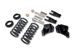 Chevrolet Sierra Suspension Lowering Kit - Front + Rear - Belltech - Complete Kit W/O Shocks - `99-`06