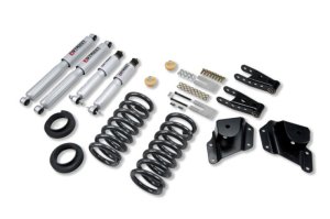 Chevrolet Silverado Suspension Lowering Kit - Belltech - Street Performance Shocks - `99-`06