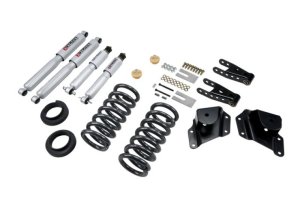 Chevrolet Silverado Suspension Lowering Kit - Belltech - Street Performance Shocks - `99-`06