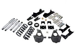 GMC Sierra Coilover Suspension Kit - Front + Rear - Belltech - Lower Kit w SP Shocks - `01-`06