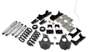 GMC Sierra Coilover Suspension Kit - Front + Rear - Belltech - Lower Kit w SP Shocks - `01-`06