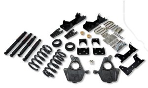 GMC Sierra Coilover Suspension Kit - Front + Rear - Belltech - Lowering Kit with ND2 Shocks - `04-`06
