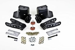 Chevrolet Silverado C2500 Shackle and Hanger Kit - Rear - Belltech - 4' Rear Drop - `97-`00