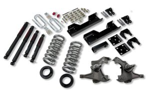 Chevrolet Sierra Suspension Lowering Kit - Front + Rear - Belltech - ND2 Shocks - `97-`00 Chevrolet Sierra Suspension Lowering Kit - Front + Rear - Belltech - ND2 Shocks - `97-`00