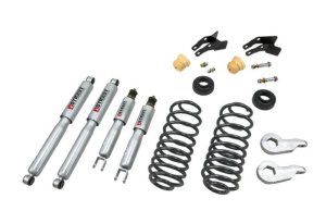 GMC Yukon Coilover Suspension Kit - Front + Rear - Belltech - Lowering Kit with SP Shocks - `00-`06 GMC Yukon Coilover Suspension Kit - Front + Rear - Belltech - Lowering Kit with SP Shocks - `00-`06