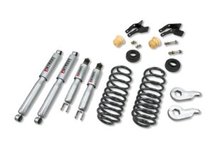 GMC Yukon Coilover Suspension Kit - Front + Rear - Belltech - Lowering Kit with SP Shocks - `00-`06