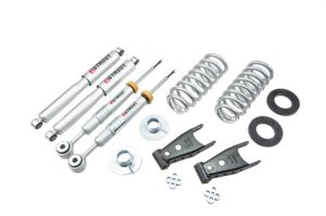 Ford F150 Suspension Lowering Kit - Front + Rear - Belltech - Street Performance Shocks - `04-`08