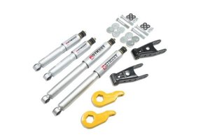 Ford F150 Suspension Lowering Kit - Front + Rear - Belltech - Street Performance Shocks - `97-`03
