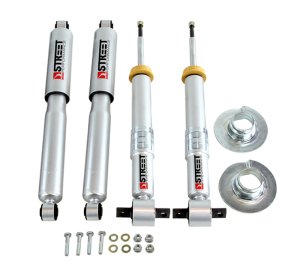 Ford F-150 Shock Absorber Set - Front + Rear - Belltech - Street Performance Lowered, Twin Tube Gas Charged - 2015