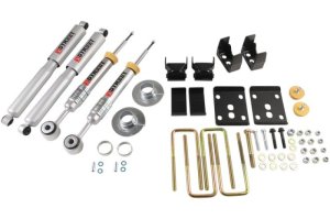 Ford F150 Suspension Lowering Kit - Front And Rear - Belltech - Street Performance Shocks - `09-`13