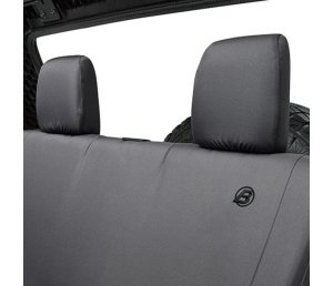 Jeep Wrangler JK Seat Covers - Rear - Bestop - Black Diamond - `08-`12