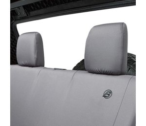 Jeep Wrangler JK Seat Covers - Rear - Bestop - Charcoal - `07-`18