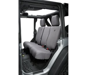 Jeep Wrangler JK Seat Covers - Rear - Bestop - Charcoal - `13-`18