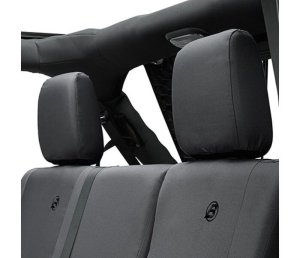 Jeep Wrangler JK Seat Covers - Rear - Bestop - Black Diamond - `13-`18