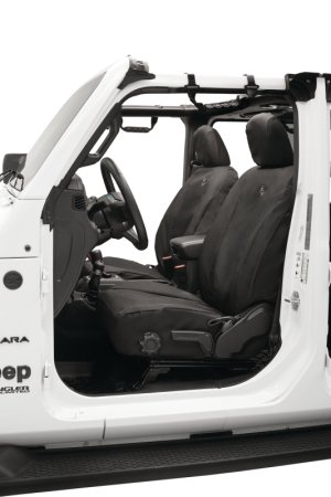 Jeep Gladiator Seat Covers - Front - Bestop - Black Diamond - `20-`26